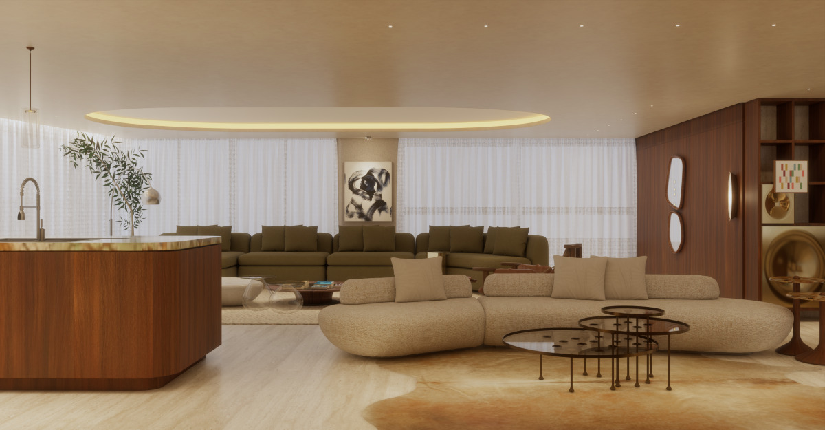 Living com espaço Gourmet 2