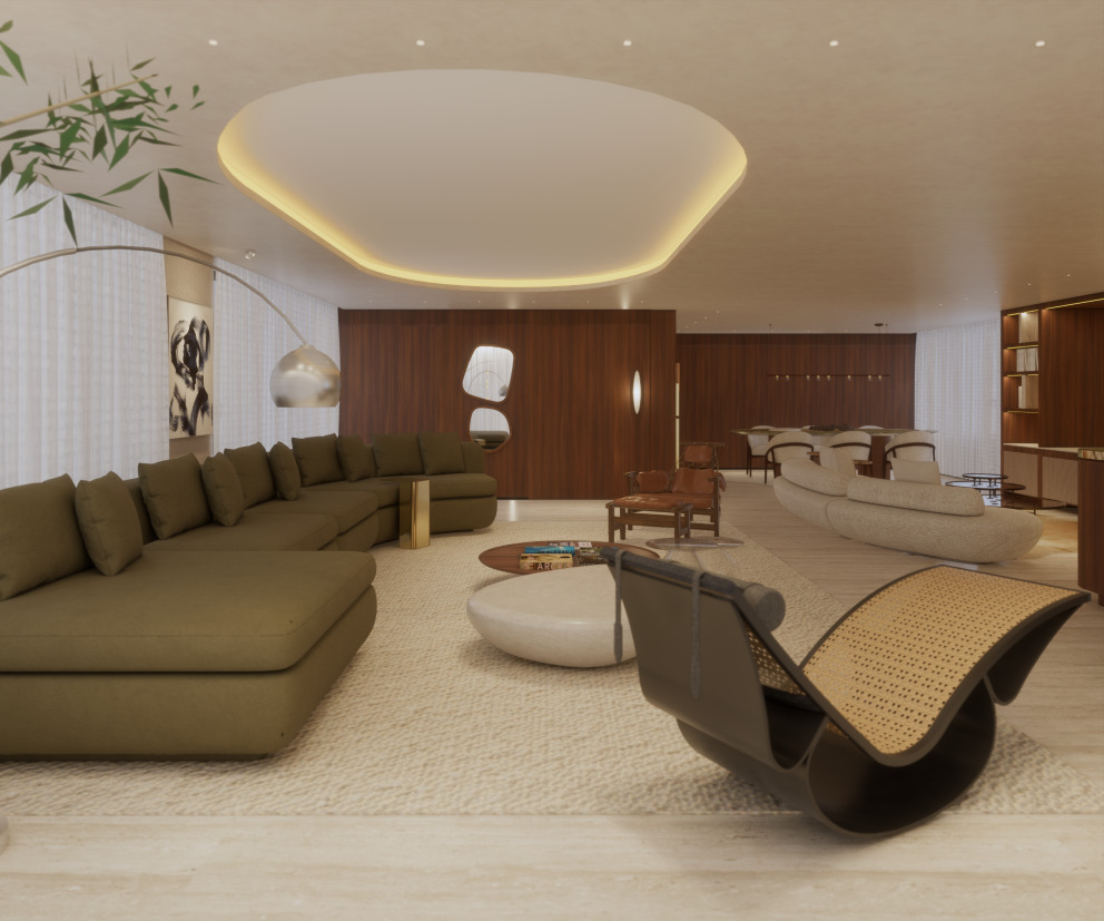 Living com espaço Gourmet 4